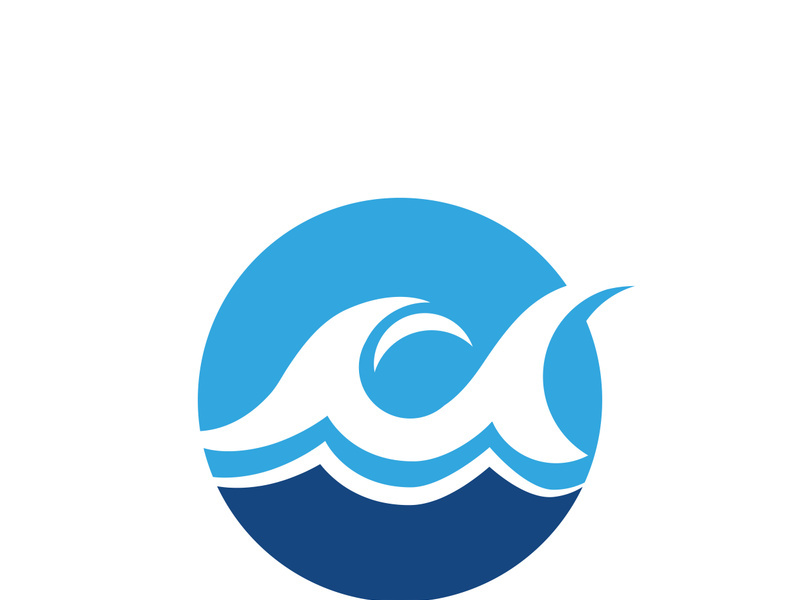 Water wave icon