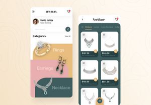 Jewelry Store App Design (AR Try On)