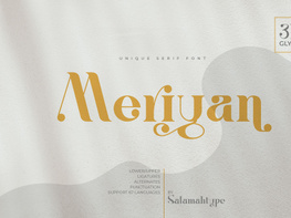 Meriyan – Elegant Serif Font preview picture