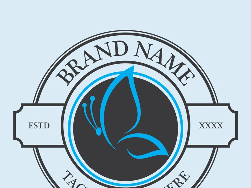 Butterfly logo design