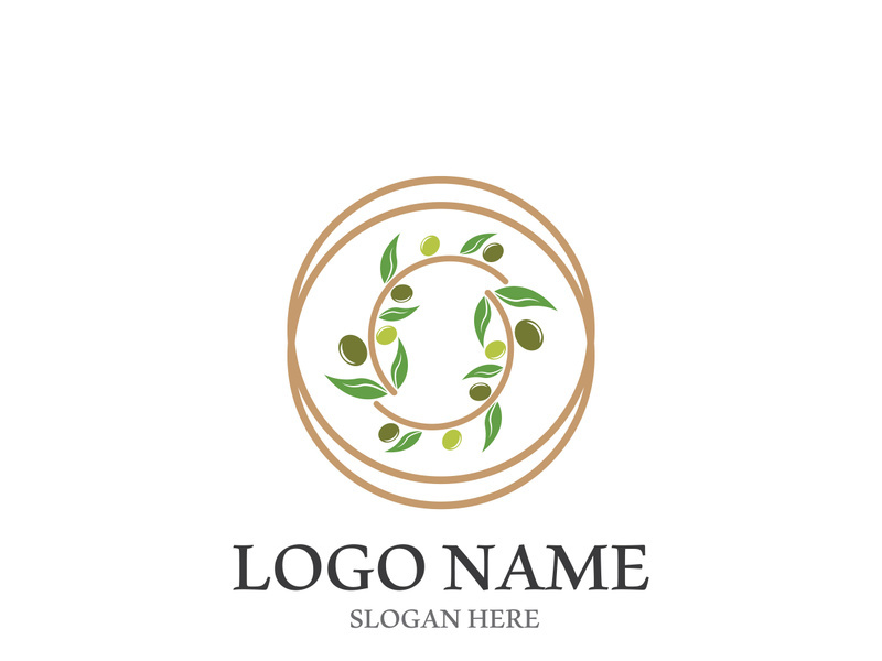 olive icon vector illustration design template