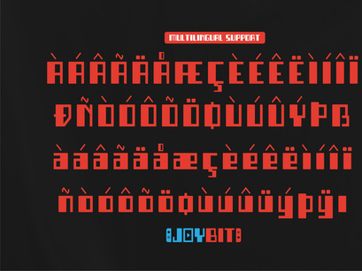 Joybit | Bold Geometric Sans