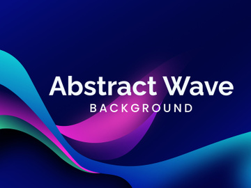 Colorful Gradient Background Wave preview picture