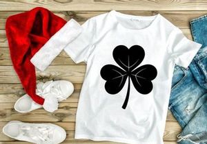 Stylized Black Clover Leaf