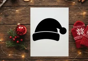 Festive Santa Hat for Christmas Celebrations and Holiday Decor