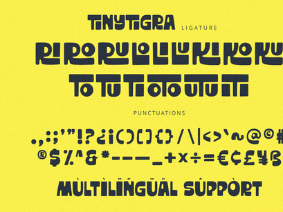 TinyTigra - Display Font