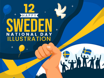12 Sweden National Day Illustration preview picture