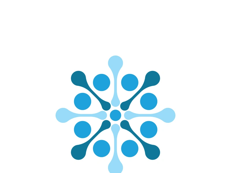 Molecule symbol logo template vector illustration design