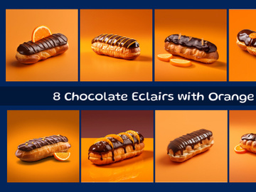 Chocolate Eclairs with Orange preview picture