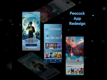 Peacock App Redesign preview picture
