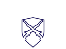 Shield and keris  with its elaborately carved handle and wavy blade is a unique