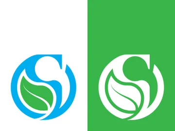 S letter creative icon logo design elegant vector illustration preview picture