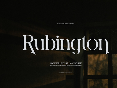 Rubington | Modern Display Serif