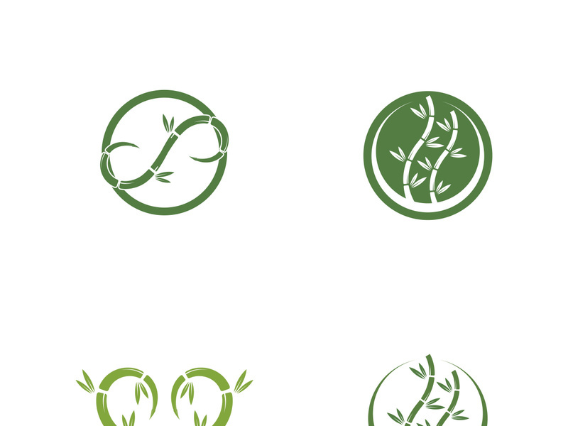 Bamboo Logo Template vector icon