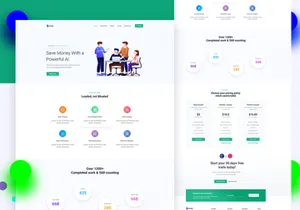 Saasly Version 03 - SaaS Landing Template