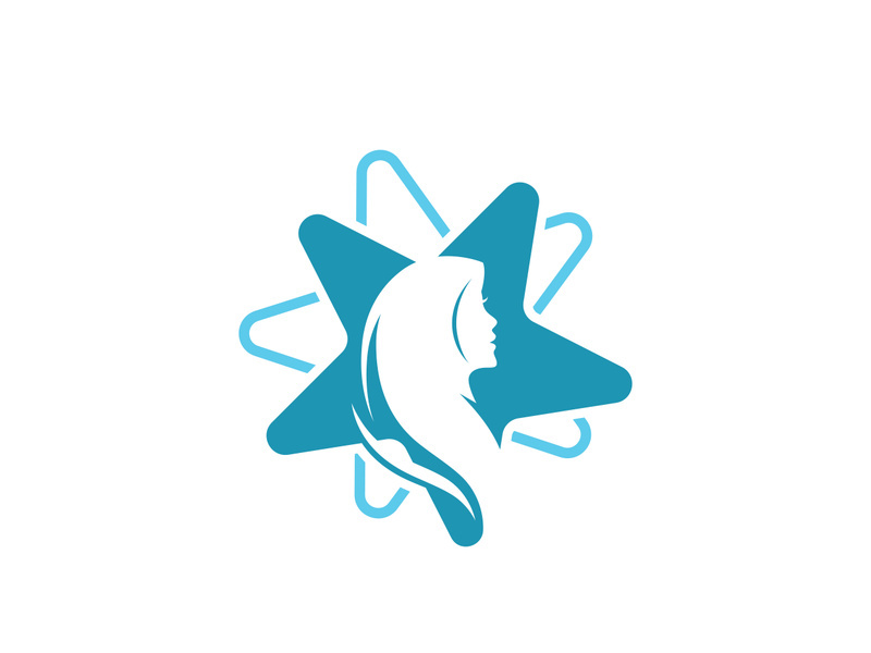 Hijab Fashion icon design