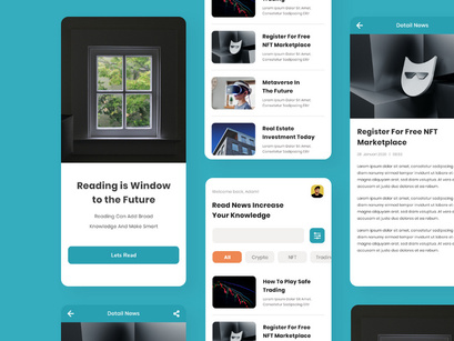 Moco - News Design Mobile App