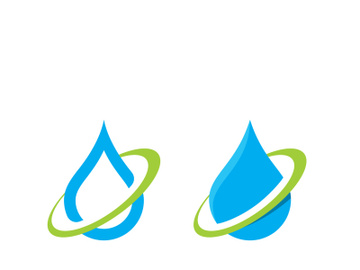 Blue Water Drop Logo Icon Vector Design preview picture