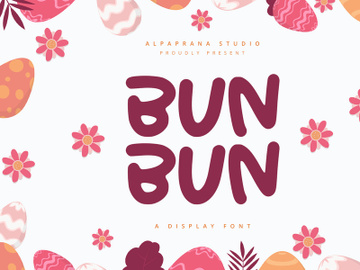 Bunbun - Display Font preview picture
