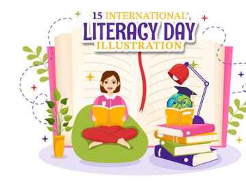 15 International Literacy Day Illustration preview picture