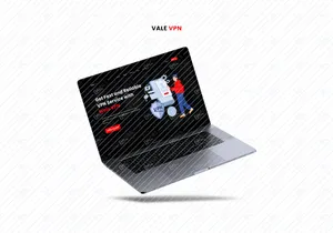 VPN UI/UX Landing Page Design