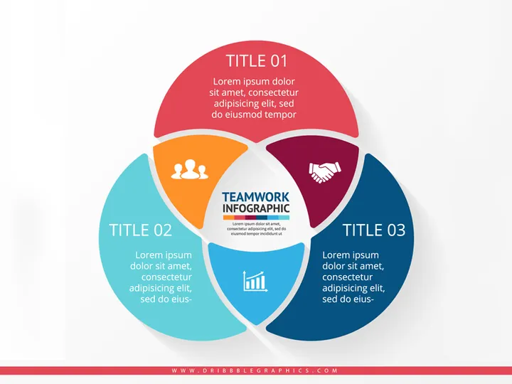 Teamwork Infographic Design Vector Graphics