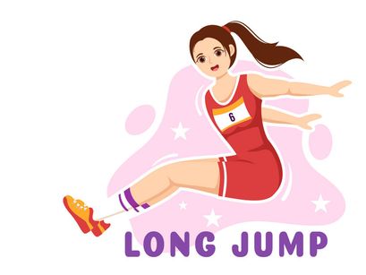 11 Long Jump Sport Illustration