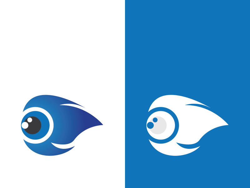 Eye logo icon design template illustration