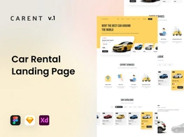 Carent - Car Rental Landing Page v.1 preview picture