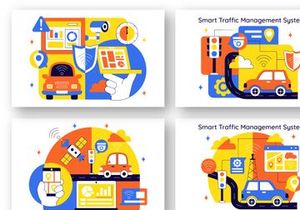 10 Smart Traffic Management System Illustration