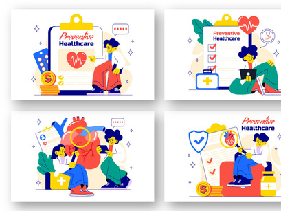 10 Prevention Healthcare Illustration