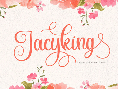 Jacyking - Lovely Script Font