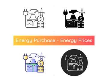 Geothermal energy price icon preview picture