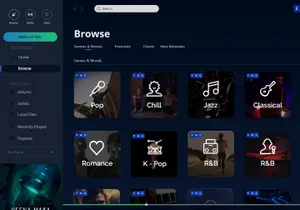 Music Player Layout