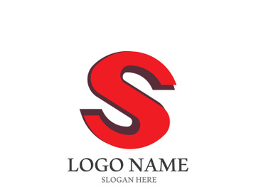 S letter creative icon logo design elegant vector illustration preview picture