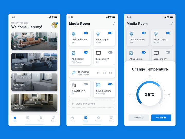 Smart Home App Concept