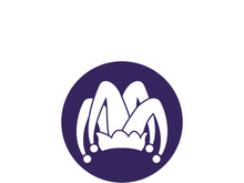 Harlequin hats stock illustration