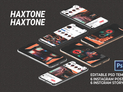 Haxtone - Instagram Template