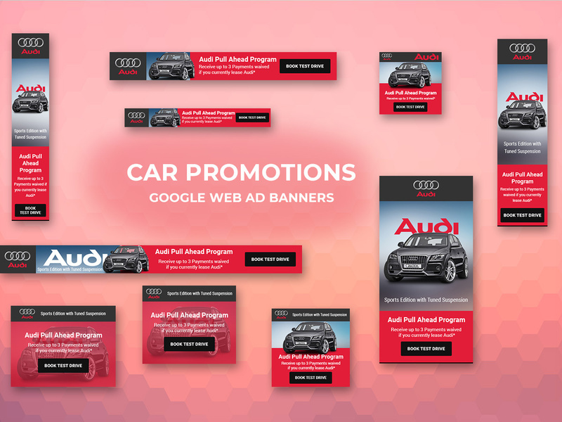 Car Advertisement Web Ad Banner Template