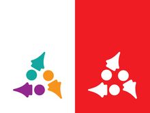 Community, network and social icon design template