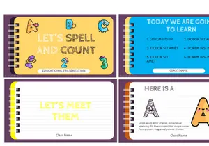 Spell and Count Presentation Template