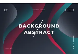 3D Black Colorful Abstract Background