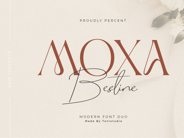 MOXA Bestine || font duo preview picture