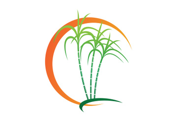 Sugarcane logo vectcr preview picture