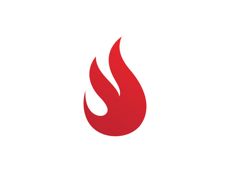 Fire Flame Logo design vector template