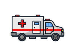 Illustrated ambulance preview picture