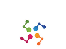 Molecule vector illustration design