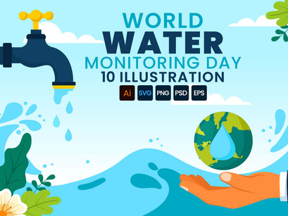 10 World Water Monitoring Day Illustration