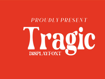 Tragic font preview picture