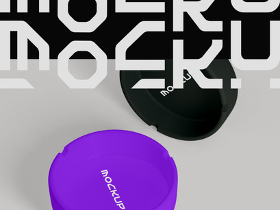 Ashtray Plate Mockup